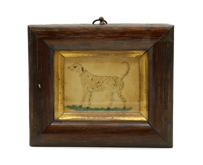 Lot 235 - A folk art silk embroidery