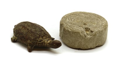 Lot 273 - A Thai Buddhist “Phaya taoruean” holy turtle amulet