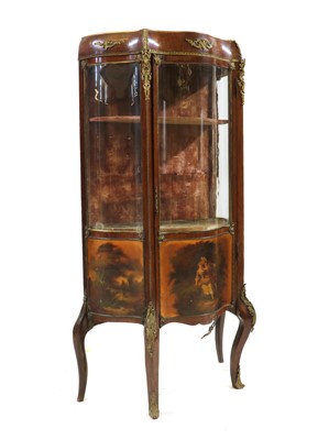 Lot 472 - A Louis XVI style rosewood vitrine