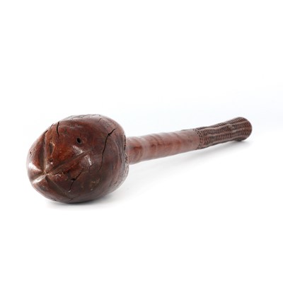 Lot 85 - A rare Fijian hardwood 'ula' throwing club