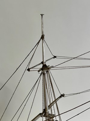 Lot 102 - A fine prisoner-of-war ship model