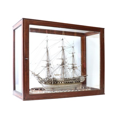 Lot 102 - A fine prisoner-of-war ship model