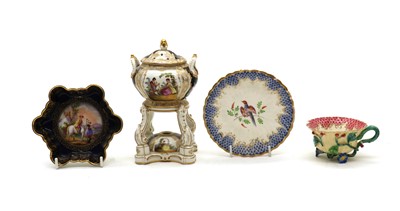 Lot 202 - A Berlin pastille burner and cover
