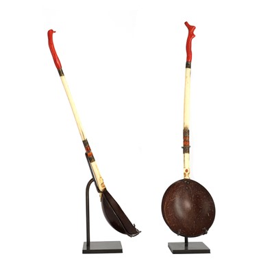 Lot 9 - A pair of sherbet spoons