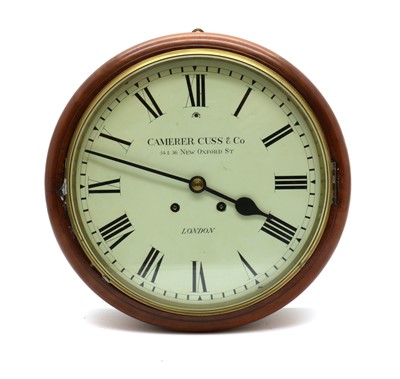 Lot 238 - A mahogany wall clock