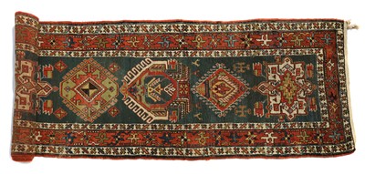 Lot 395 - A Persian Heriz wool runner