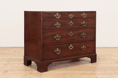 Lot 46 - A George III mahogany bachelor's chest