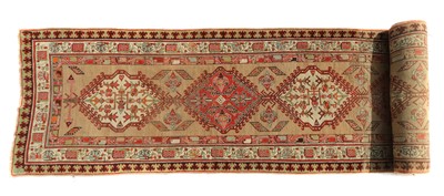 Lot 409 - A Persian Sarab runner