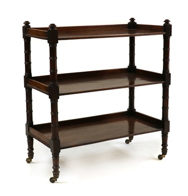 Lot 427 - A mahogany three tier buffet