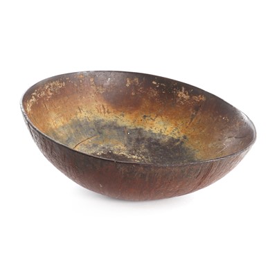 Lot 65 - A half-coconut kava drinking bowl