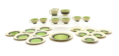 Lot 195 - A 'Kestrel' pattern part tea set by Susie Cooper for Crown Works of Burslem