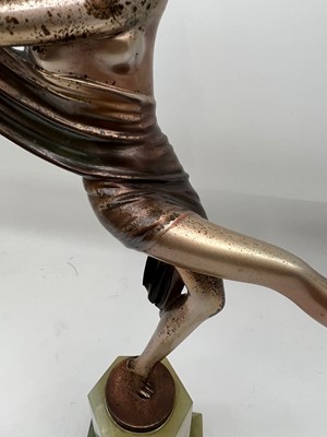 Lot 180 - An Art Deco cold-painted 'scarf dancer'
