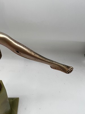 Lot 180 - An Art Deco cold-painted 'scarf dancer'