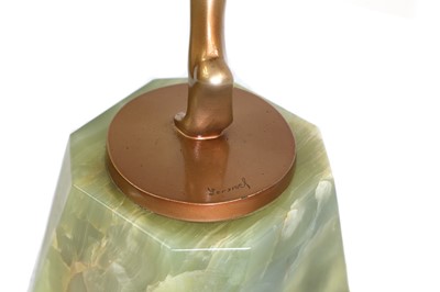 Lot 179 - An Art Deco cold-painted figure, 'The Flute Player'