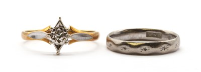 Lot 59 - An 18ct gold single stone diamond ring