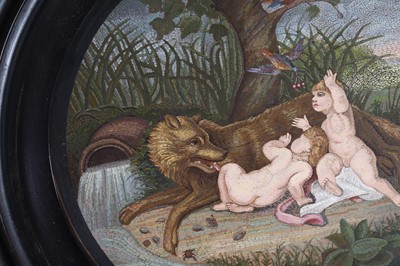 Lot 112 - A micromosaic plaque