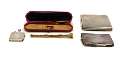 Lot 42 - A silver cigarette case