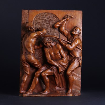 Lot 122 - A Netherlandish carved boxwood panel