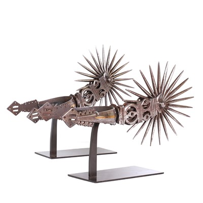 Lot 180 - A pair of 'gaucho' spurs