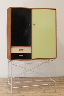 Lot 282 - A Kandya teak and Formica cabinet