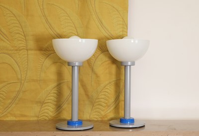 Lot 508 - A pair of Memphis-style table lamps