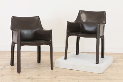 Lot 321 - A pair of 'Cab412' chairs