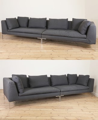 Lot 467 - A pair of B&B Italia 'Charles' settees