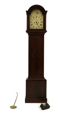 Lot 477 - A mahogany longcase clock