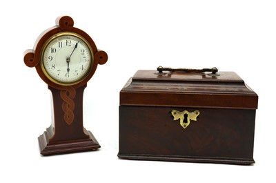 Lot 290 - A George III mahogany tea caddy