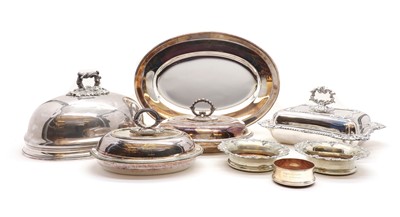 Lot 120 - A silver wine coaster