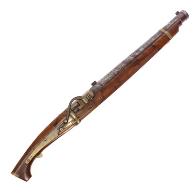 Lot 151 - A finely inlaid matchlock carbine, 'Ozutsu Teppo'