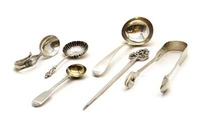 Lot 21 - A collection of silver flatware