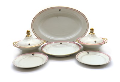 Lot 233 - A Pirkenhammer porcelain dinner service