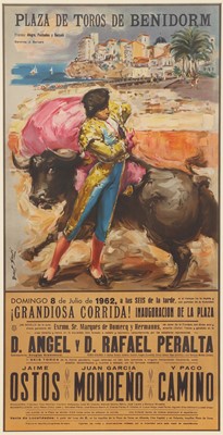 Lot 255 - Poster for 'Plaza de Toros de Benidorm'
