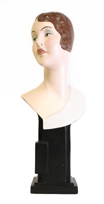 Lot 161 - An Art Deco-style plaster bust
