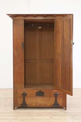 Lot 37 - A Heal & Son 'St Ives' oak wardrobe