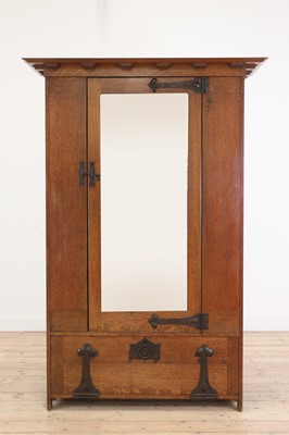 Lot 37 - A Heal & Son 'St Ives' oak wardrobe