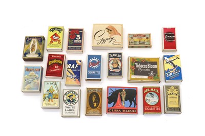 Lot 370 - A collection of cigarette packets