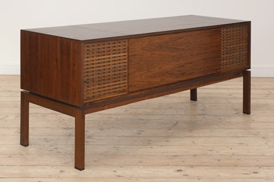 Lot 381 - A Bang & Olufsen 'RG1200' and '1500' rosewood music cabinet