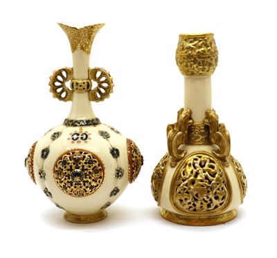 Lot 167 - A Zsolnay-Pecs porcelain vase