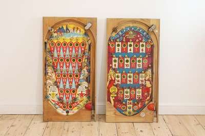 Lot 390 - Two pinball machine playboards