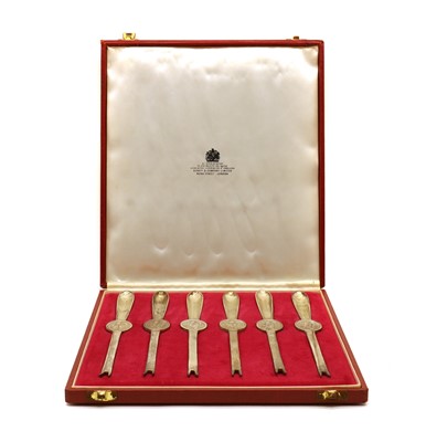 Lot 7 - A set of six lobster picks