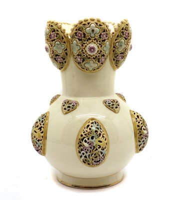 Lot 171 - A Zsolnay porcelain vase