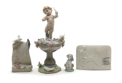 Lot 191 - A Lladro porcelain 'Fountain of Love' figure