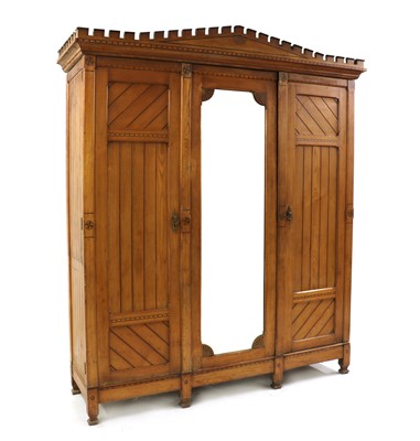 Lot 600A - An ash press in the Arts & Crafts style