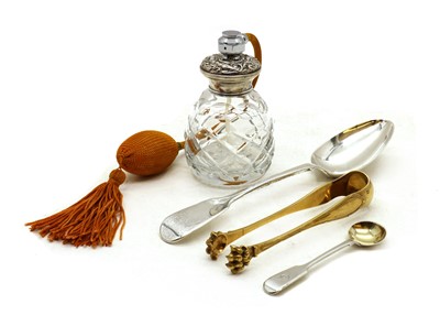 Lot 134 - A William IV silver serving spoon