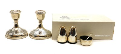 Lot 117 - A collection of silver items