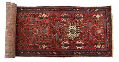 Lot 408 - A Heriz runner