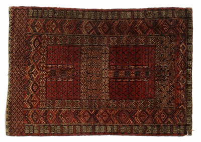 Lot 394 - A Turkoman Hatchli Bokhara rug