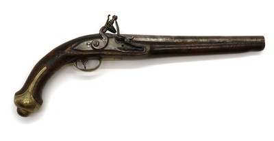 Lot 97 - A Turkish flintlock pistol